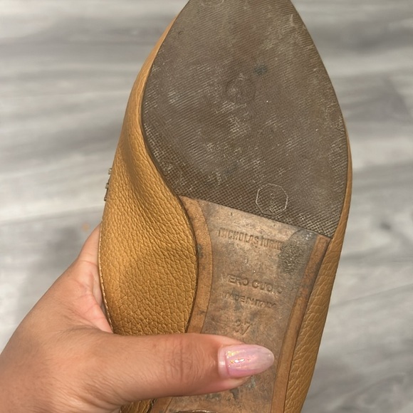 Nicholas Kirkwood Tan Brown Leather Mules 37 - Picture 5 of 8